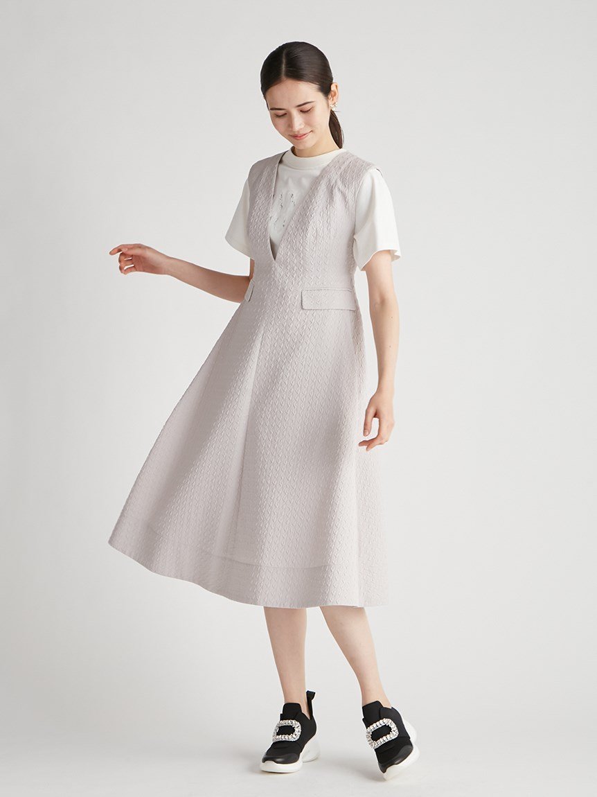 CELFORD バリエーションジャンパードレス セルフォード ワンピース・ドレス その他のワンピース・ドレス グレー ブラック ネイビー【送料無料】のサムネイル