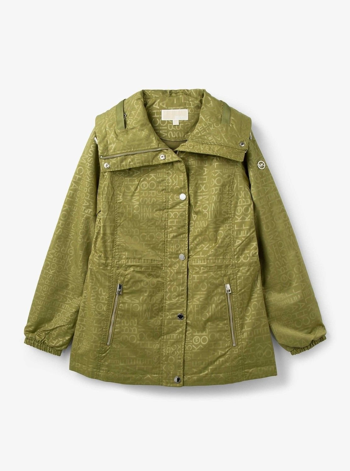 【SALE／85%OFF】MICHAEL KORS ショート ロゴアノラック マイケルコース マイケル・コース ジャケット・アウター テーラードジャケット・ブレザー グリーン【送料無料】のサムネイル