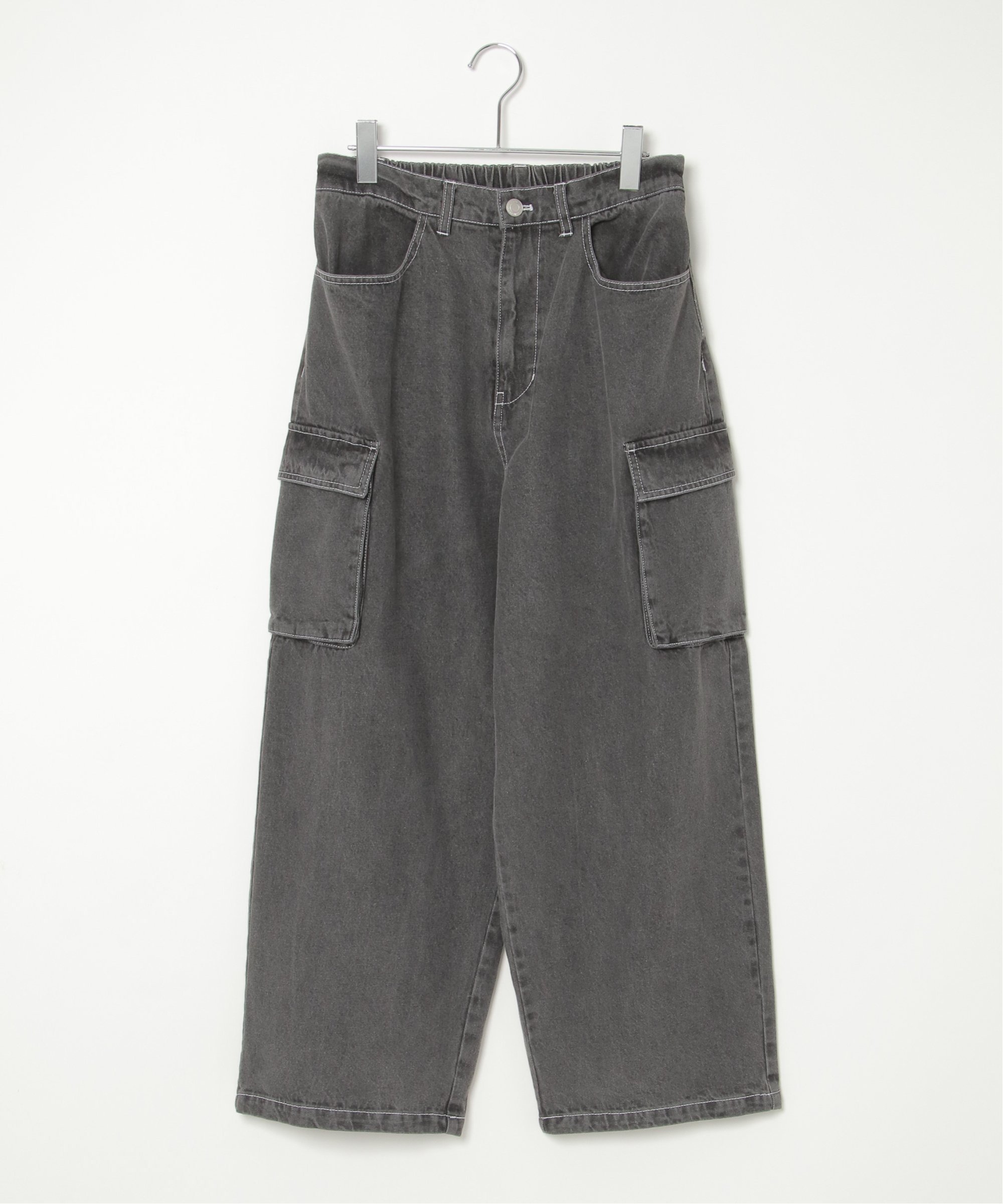 VENCE share style MENs VISION STREET WEAR ビジョンストリートウェア ロゴデニムカーゴパンツ ヴァンス エクスチェンジ パンツ その他のパンツ ブルー レッド パープル ブラウン グリーン グレー ブラック ネイビー
