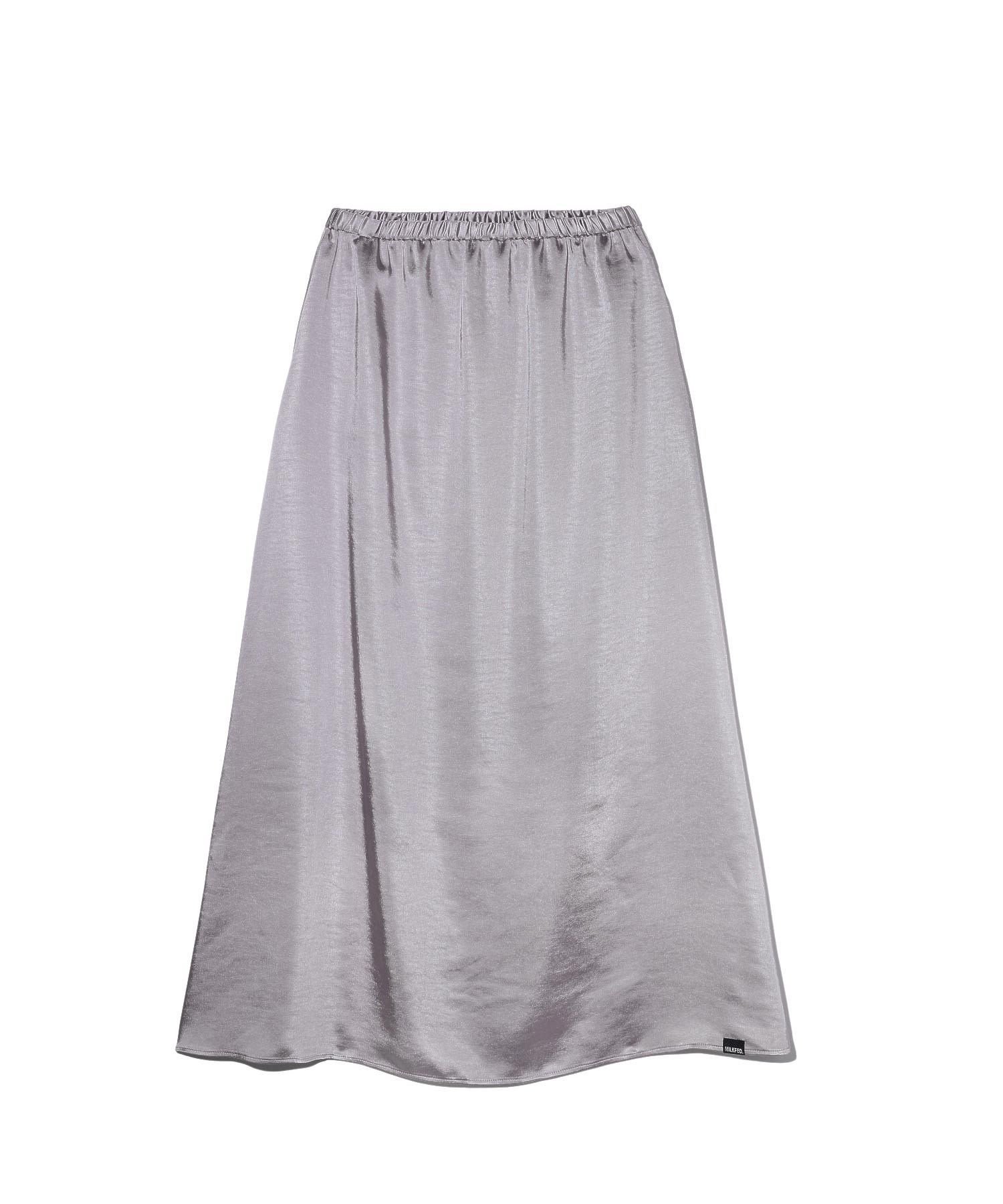 MILKFED. FLARE LONG SKIRT ミルクフェド スカート その他のスカート ブラウン グレー ブラック