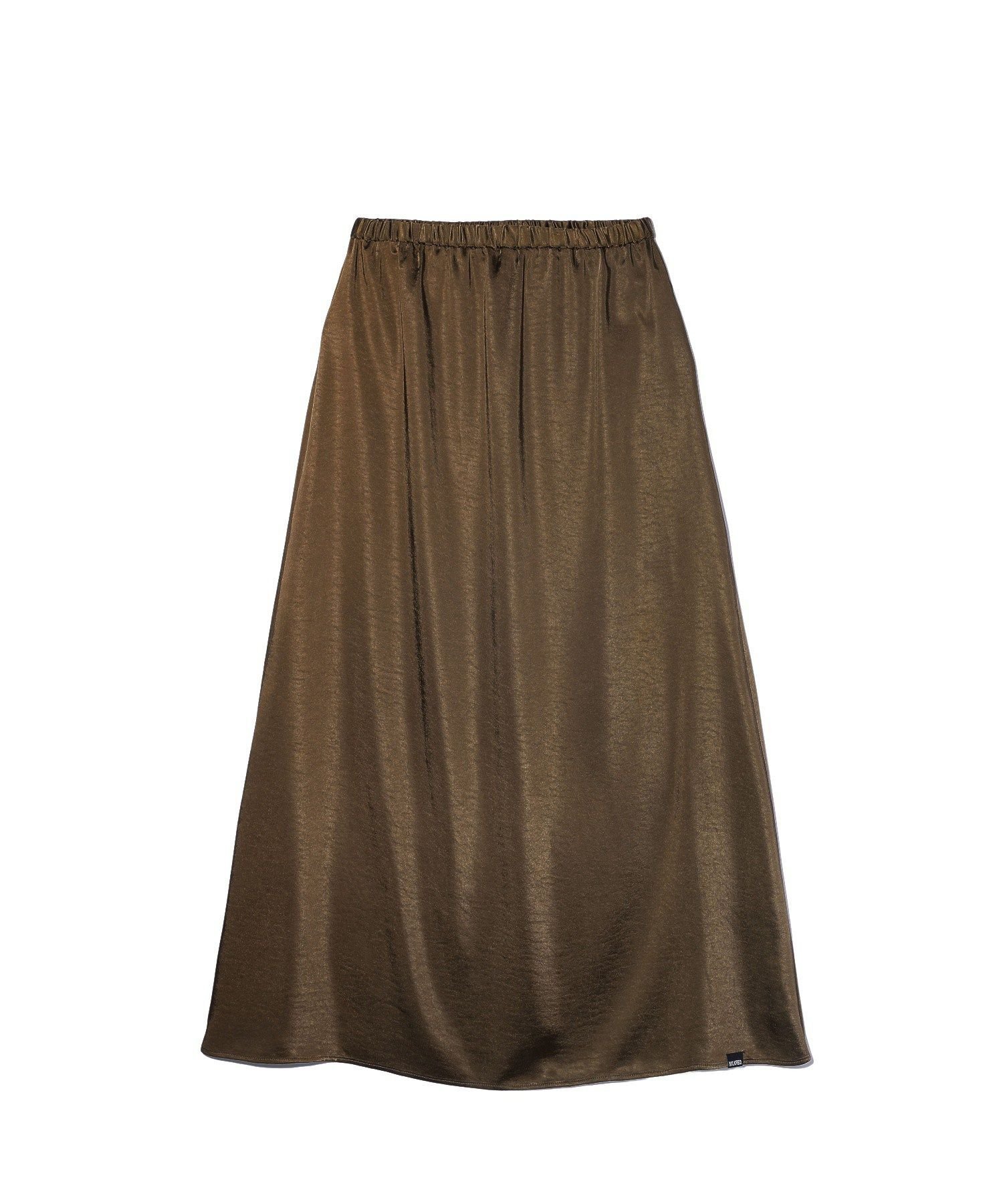 MILKFED. FLARE LONG SKIRT ミルクフェド スカート その他のスカート ブラウン グレー ブラック