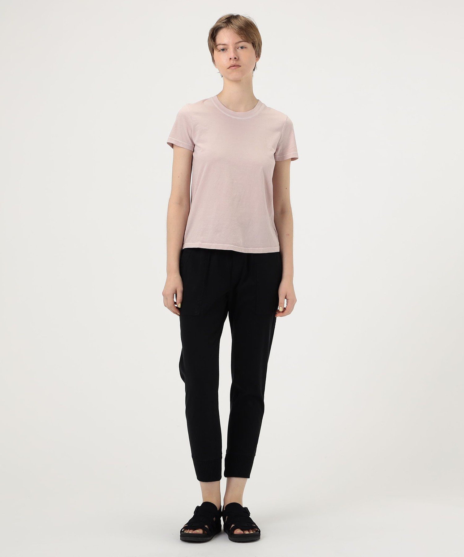 JAMES PERSE ベーシック クルーネックTシャツ WLJ3114 トゥモローランド トップス カットソー・Tシャツ ピンク ネイビー【送料無料】