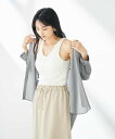 【SALE/50%OFF】a.v.v カップ付きテレコタンクトップ アー・ヴェ・ヴェ トップス ノースリーブ・タンクトップ ブラック ホワイト