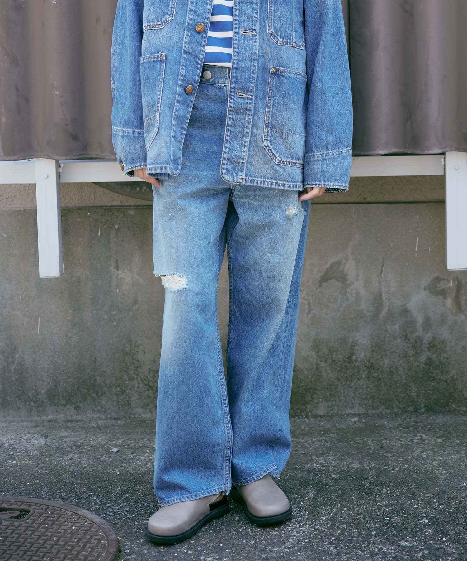 RNA-N R4369 DENIM WIDE PANTS アールエヌエーエヌ パンツ ジーンズ・デニムパンツ