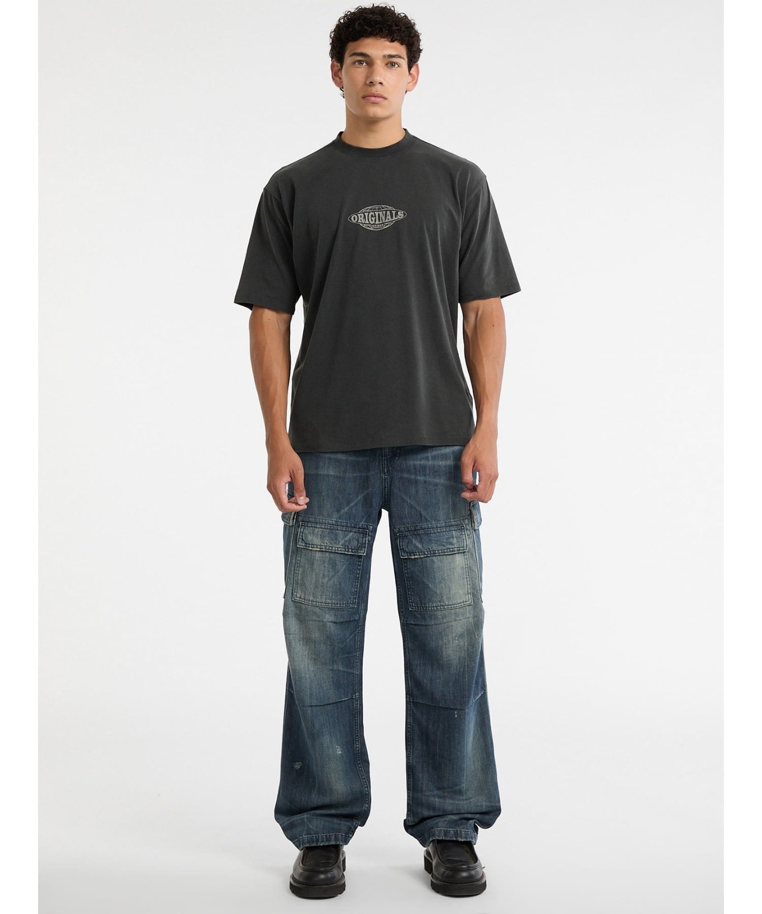GUESS Originals GUESS Originals デニムパンツ カーゴジーンズ (M)Denim Cargo Pant ゲス パンツ カーゴパンツ ブルー【送料無料】