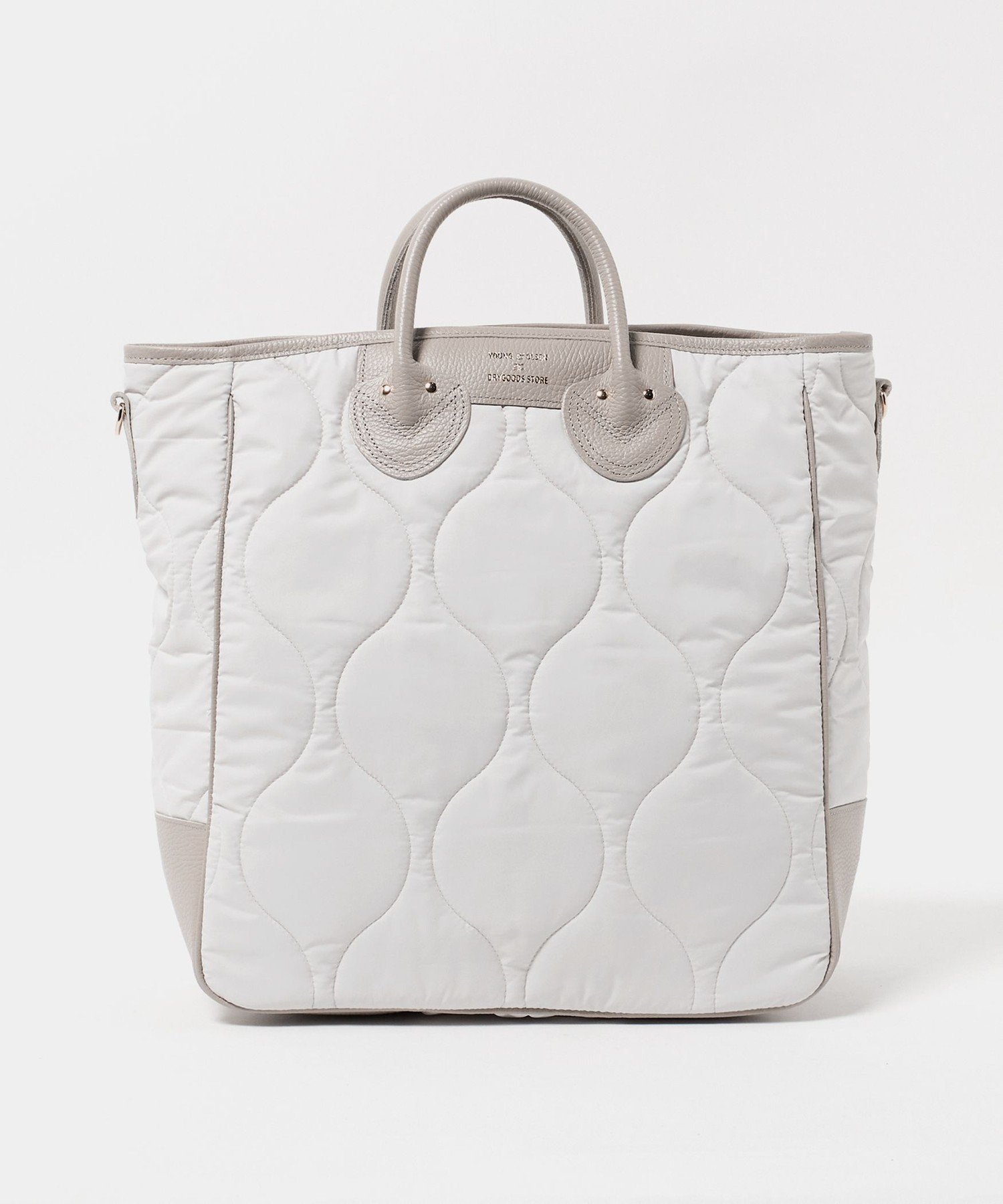 UNITED ARROWS green label relaxing 【別注】＜YOUNG&OLSEN The DRYGOODS STORE＞キルトトートバッグ ユナイテッドアローズ グリーンレーベルリラクシング バッグ トートバッグ ブラック ブラウン ベージュ【送料無料】