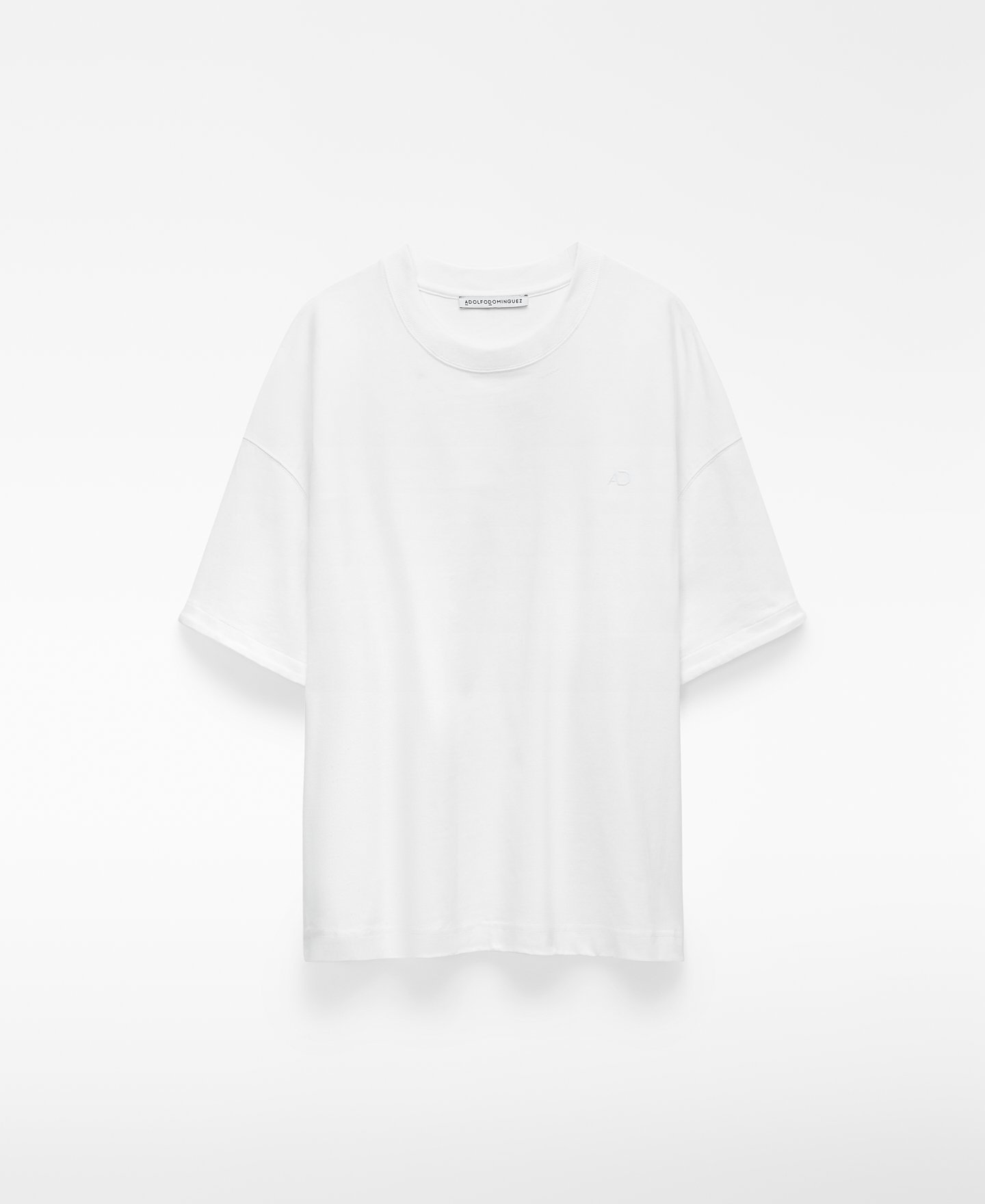 ADOLFO DOMINGUEZ オーガニック&リサイクルコットン リラックスフィットTシャツレディース【26SS】 アドルフォドミンゲス トップス カットソー・Tシャツ