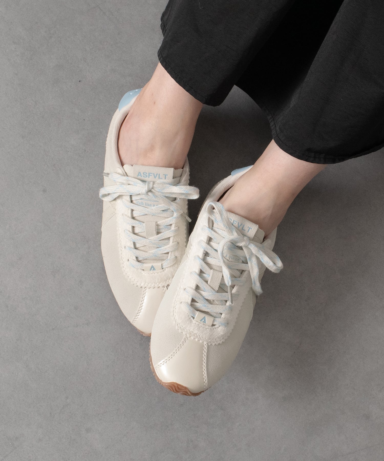 INTER-CHAUSSURES SELECT ロープロファイルベーシックスニーカー インターショシュール シューズ・靴 スニーカー ホワイト