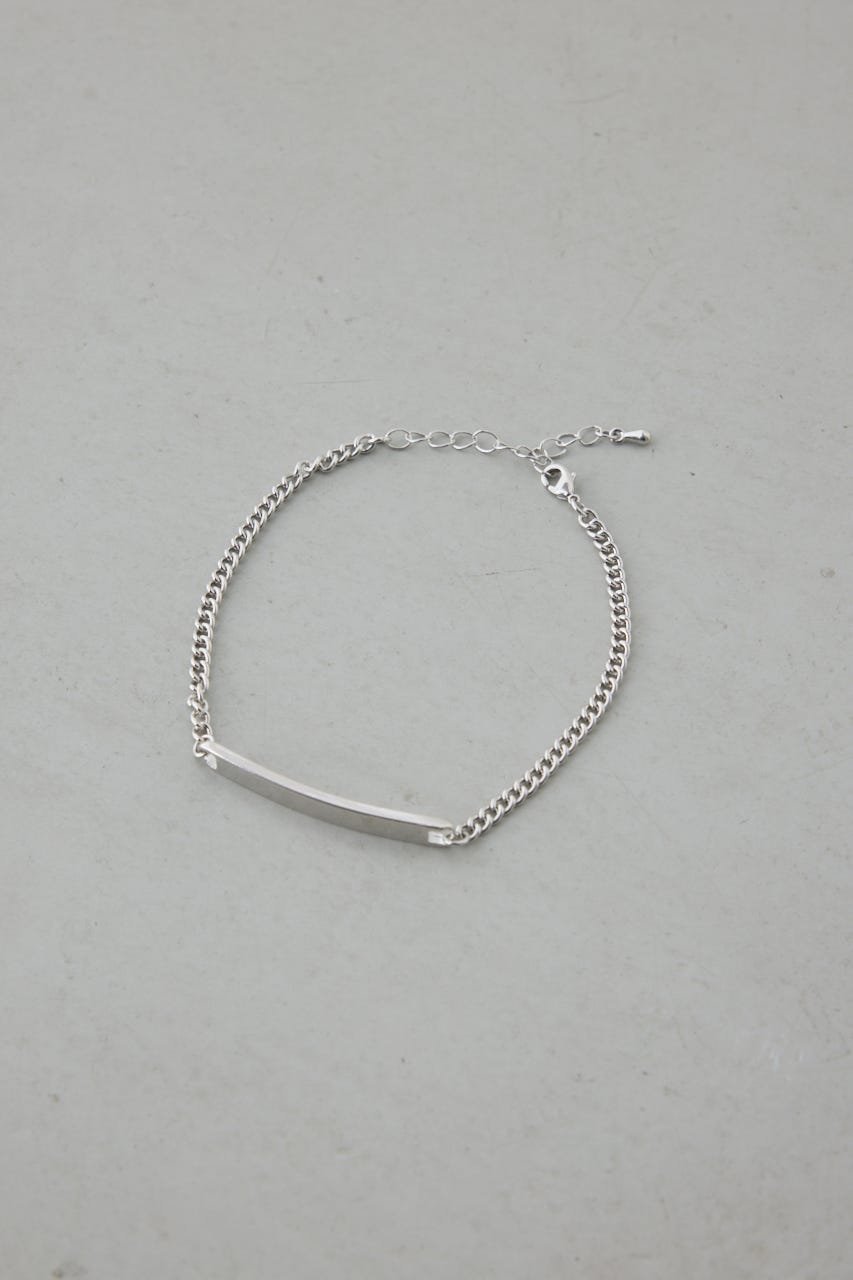 AZUL BY MOUSSY プレートブレスレット アズールバイマウジー アクセサリー・腕時計 ブレスレット・バングル