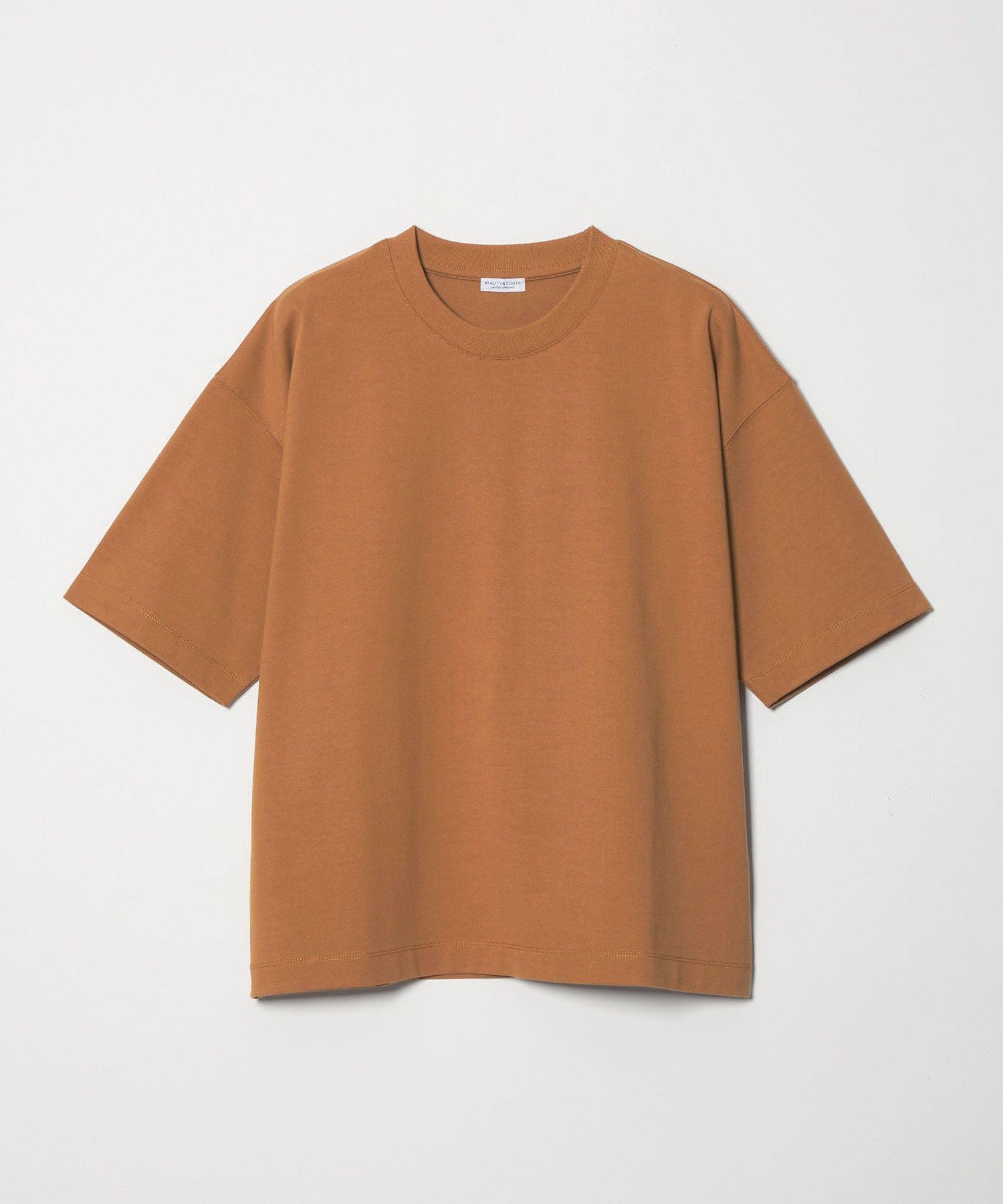 【WEB限定】ヘビーウエイト バレル クロップド Tシャツ ビューティー＆ユース ユナイテッドアローズ トップス カットソー・Tシャツ ブラウン レッド ブラック ホワイト