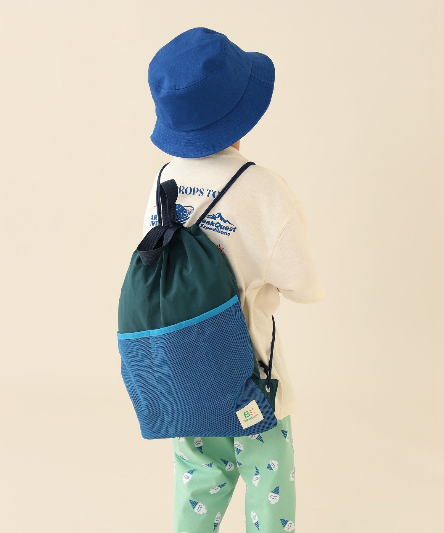BEAMS mini ナップザック 2026SS キッズ プチプラ 定番 プール 習い事 ビームス ミ...