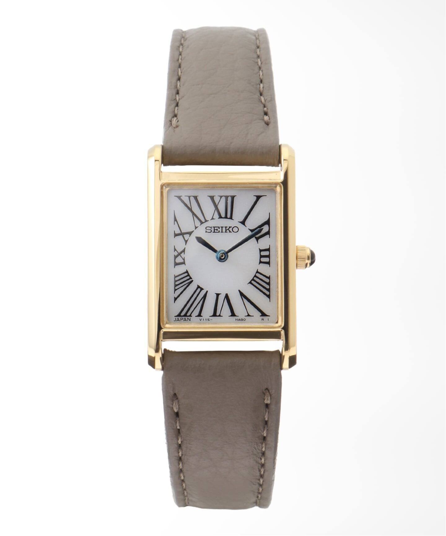 HIROB 《予約》SEIKO Exclusive SZRW002 Greige 別注 ヒロブ アクセサリー・腕時計 腕時計【送料無料】