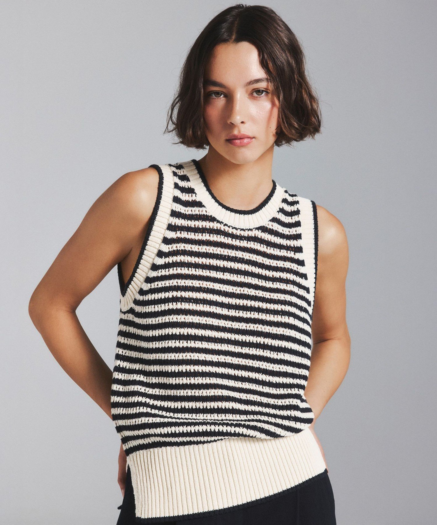 ECOALF TULIP ニット / TULIP KNIT WOMAN エコアルフ トップス ニット ホワイト【送料無料】