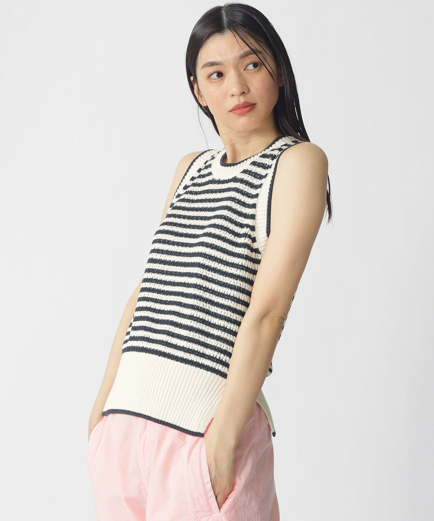 TULIP ニット / TULIP KNIT WOMAN エコアルフ トップス ニット ホワイト