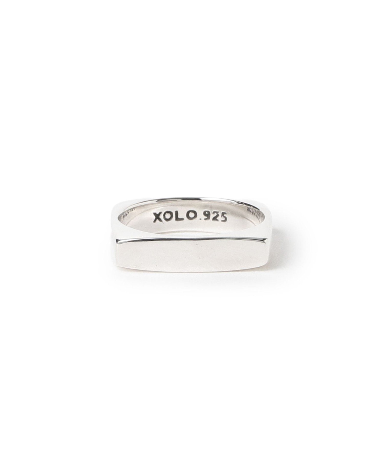 BEAMS XOLO / Square 3D Ring ビームス メン アクセサリー・腕時計 ネックレス シルバー【送料無料】