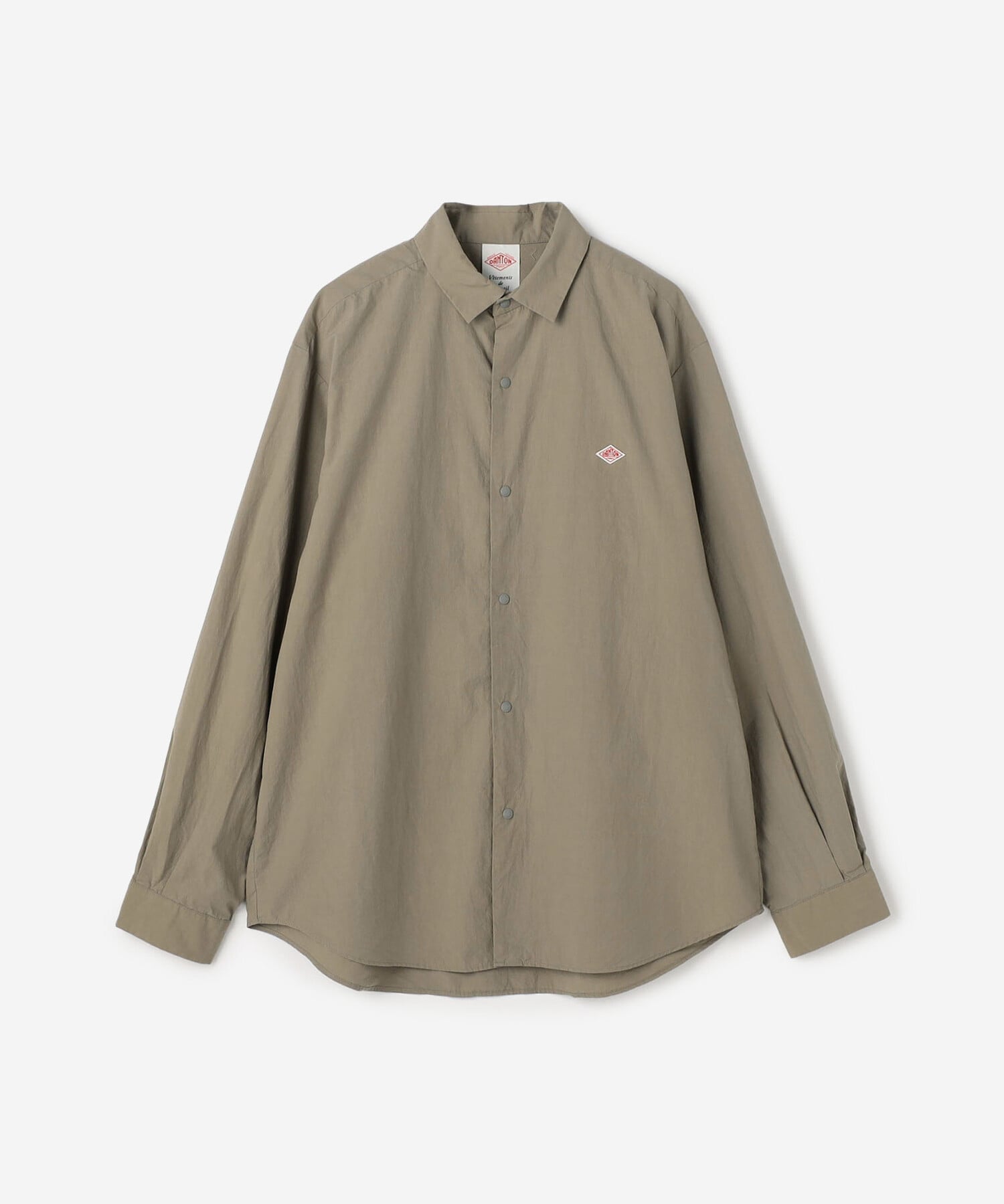 Bshop DANTON ｜ タイプライター レギュラーカラー長袖シャツ MEN ビショップ トップス シャツ・ブラウス ネイビー