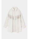 MOUSSY FRINGE OVER シャツ マウジー シャツ/ブラウス シャツ/ブラウスその他 ホワイト ブラック カーキ【送料無料】