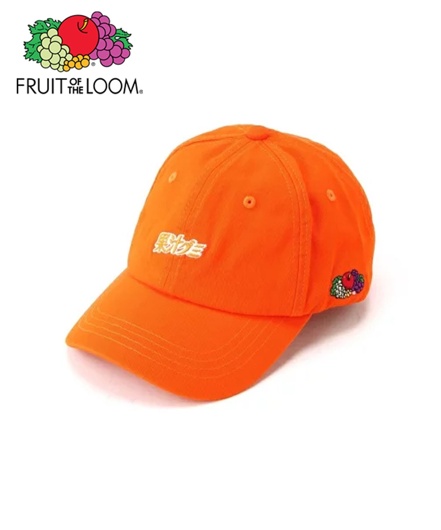 FRUIT OF THE LOOM FRUIT OF THE LOOM/(U)FTL 果汁グミ LOW CAP ハンドサイン 帽子 キャップ オレンジ グリーン パープル ピンク レッド