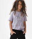 【SALE／42%OFF】GAP (K)GapKids ディズニー オーガニックコットン100% グラフィック Tシャツ ギャップ トップス カットソー・Tシャツ グレー ホワイト パープル