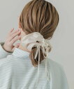 SMELLY ドローコードボリュームシュシュ スメリー ヘアアクセサリー ヘアゴム ブラック