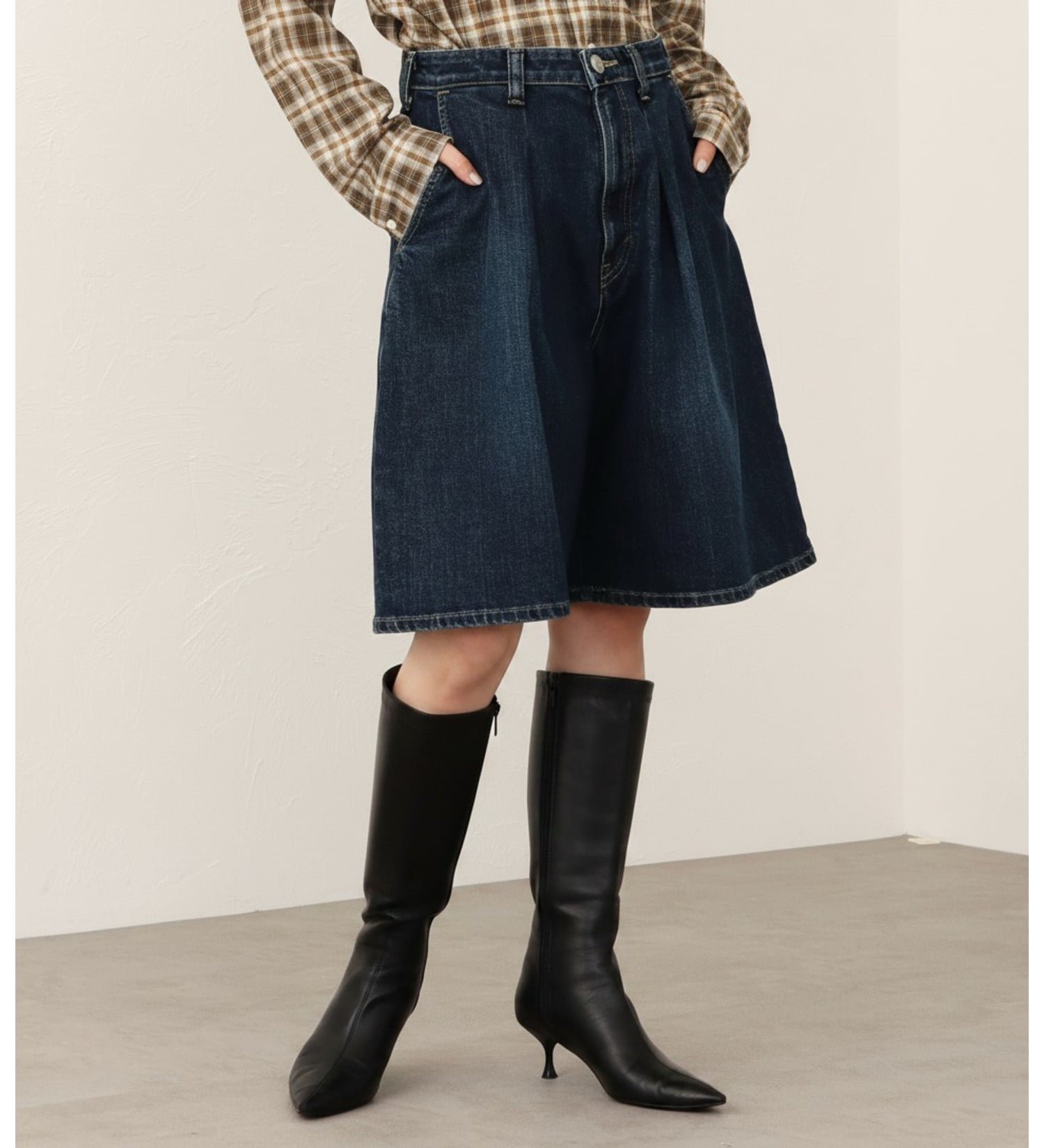 SOMETHING SOMETHING フレア デニムジョーツ エドウインオンラインモール パンツ その他のパンツ ブルー