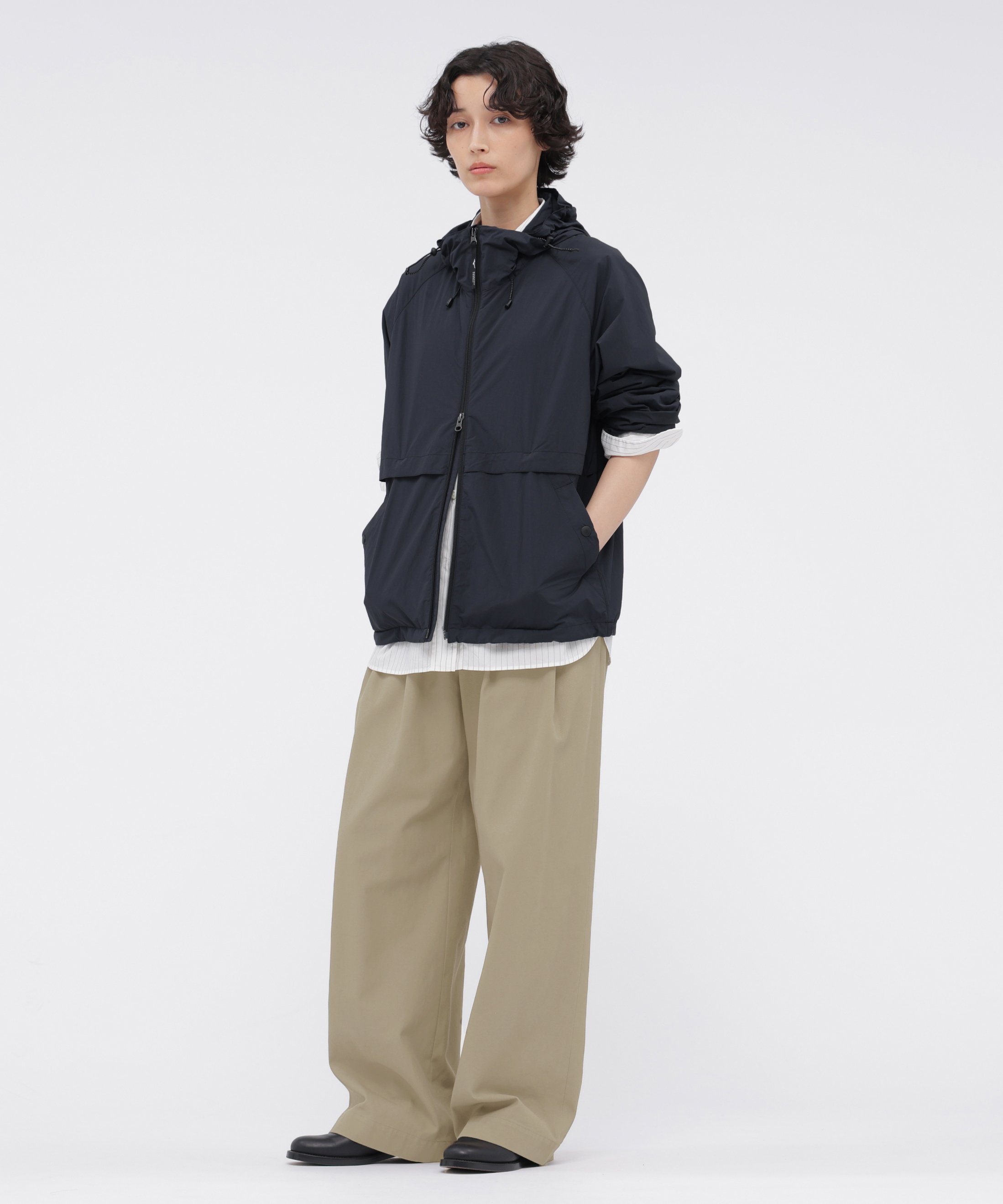 MARGARET HOWELL ORGANIC COTTON TWILL TROUSERS マーガレット・ハウエル パンツ その他のパンツ ブラック