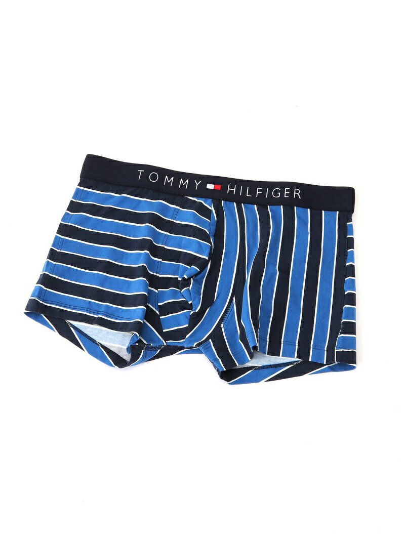 【SALE／50%OFF】TOMMY HILFIGER (M)【オンライン限定】ストライプトランクス トミーヒルフィガー インナー・ルームウェア ボクサーパンツ・トランクス ブルーのサムネイル
