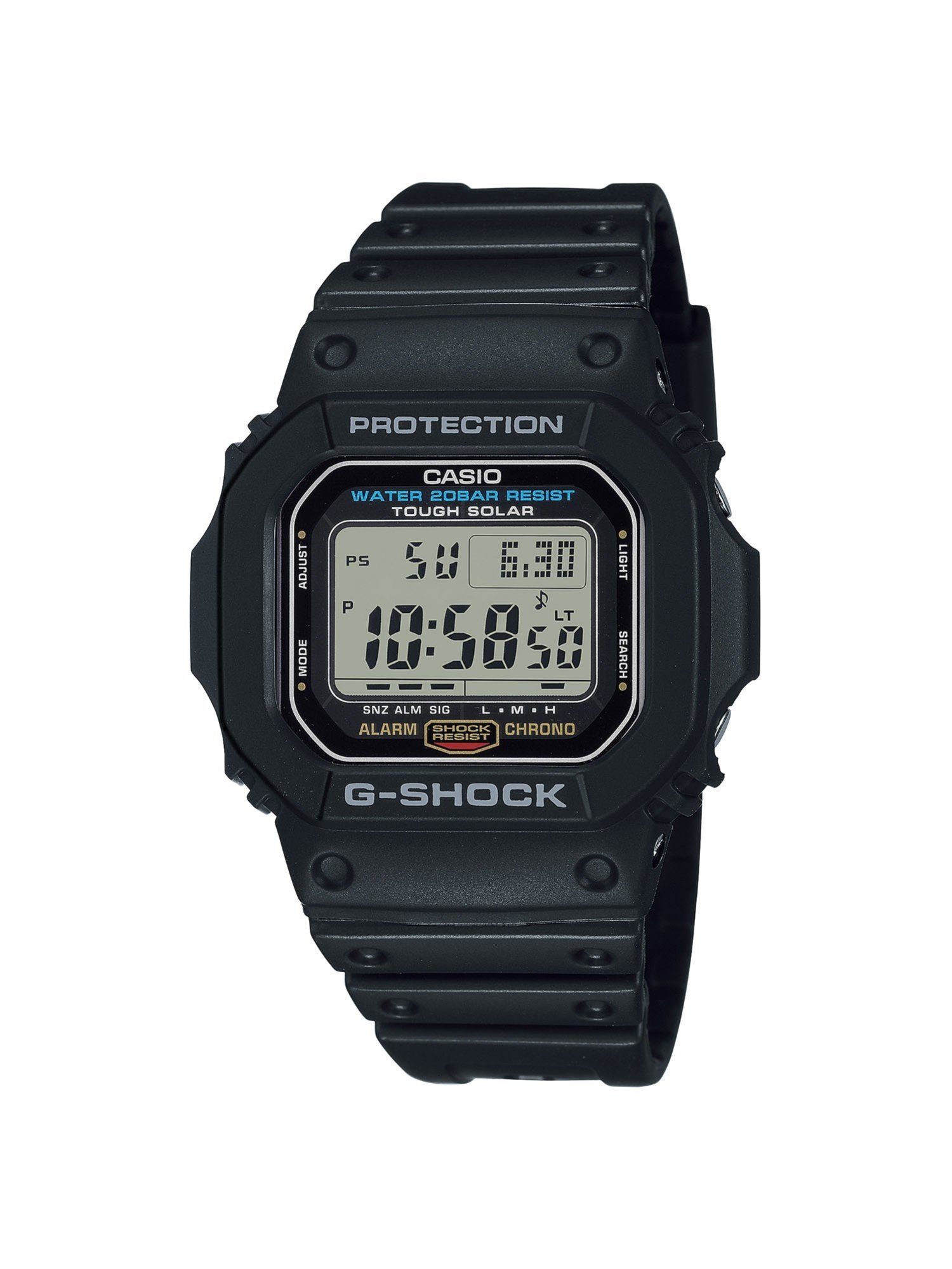 G-SHOCK G-SHOCK/ソーラー充電/G-5600UE-1JF/カシオ ブリッジ アクセサリー・腕時計 腕時計 ブラック【送料無料】