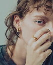 and cloud Curb Chain Cutting Ring アンドクラウド アクセサリー・腕時計 リング・指輪 イエロー ブラック シルバー(4)