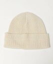 【SALE/50%OFF】SHIPS MEN DOUILLET: UNDYED FRENCH MERINO シップス 帽子 ニット帽・ビーニー ブラウン ホワイ...