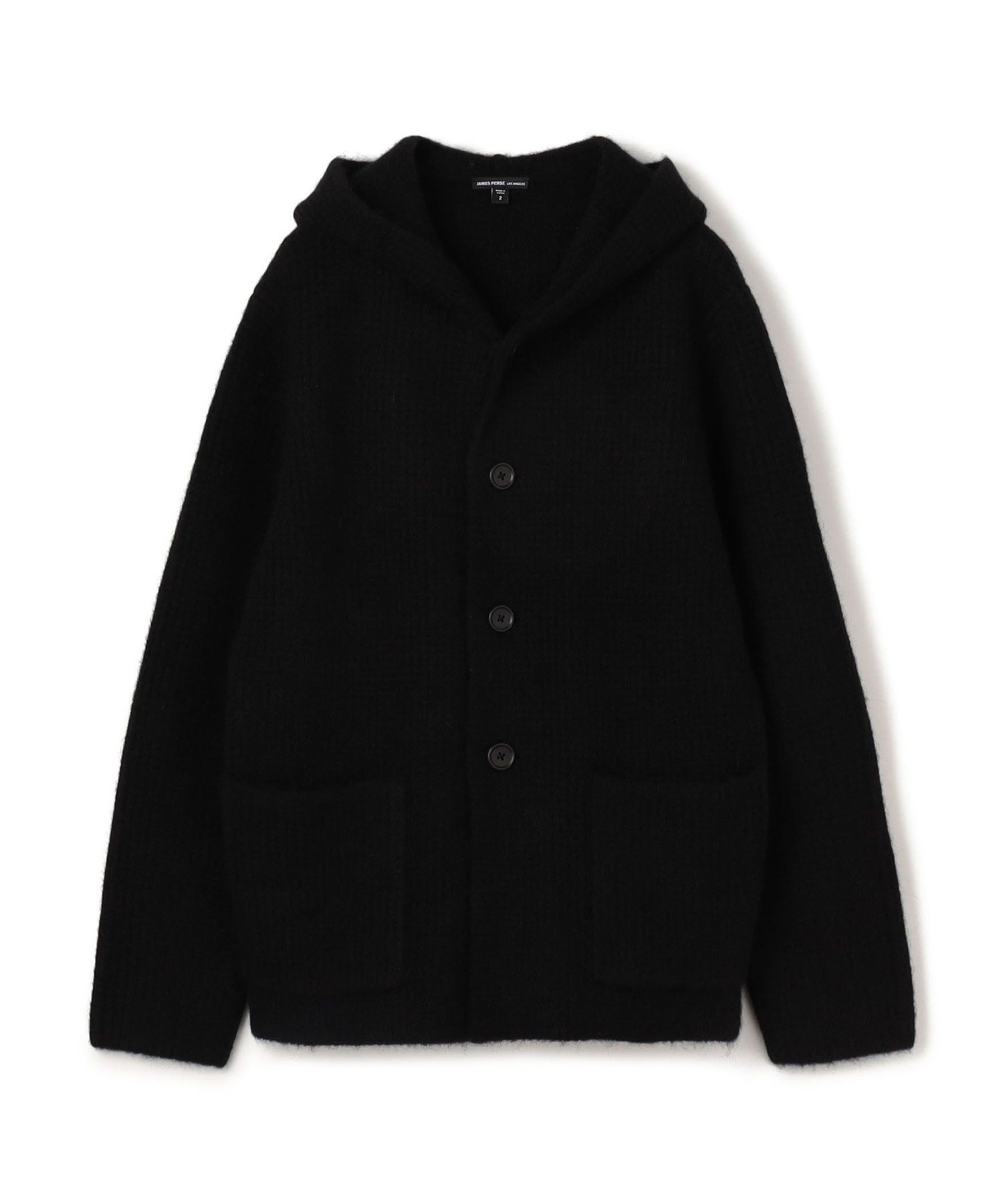 JAMES PERSE チャンキーワッフル フーデッドブルゾン MWAS2157 トゥモローランド ジャケット・アウター ブルゾン・ジャンパー グレー ブラック【送料無料】