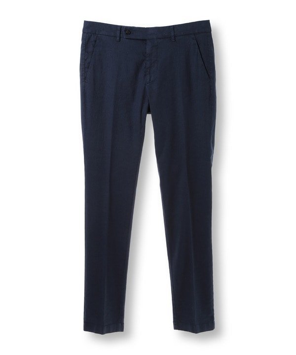 DISTINCTION MEN'S BIGI 【BERWICH/ベルウィッチ】コットンリネンストレッチパンツ メンズ ビギ パンツ その他のパンツ ホワイト ブルー ネイビー【送料無料】