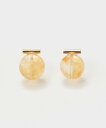 Phoebe 【金属アレルギー対応】パワーストーンバーピアス シトリン/天然石 ジュエルアディクト アクセサリー・腕時計 ピアス イエロー