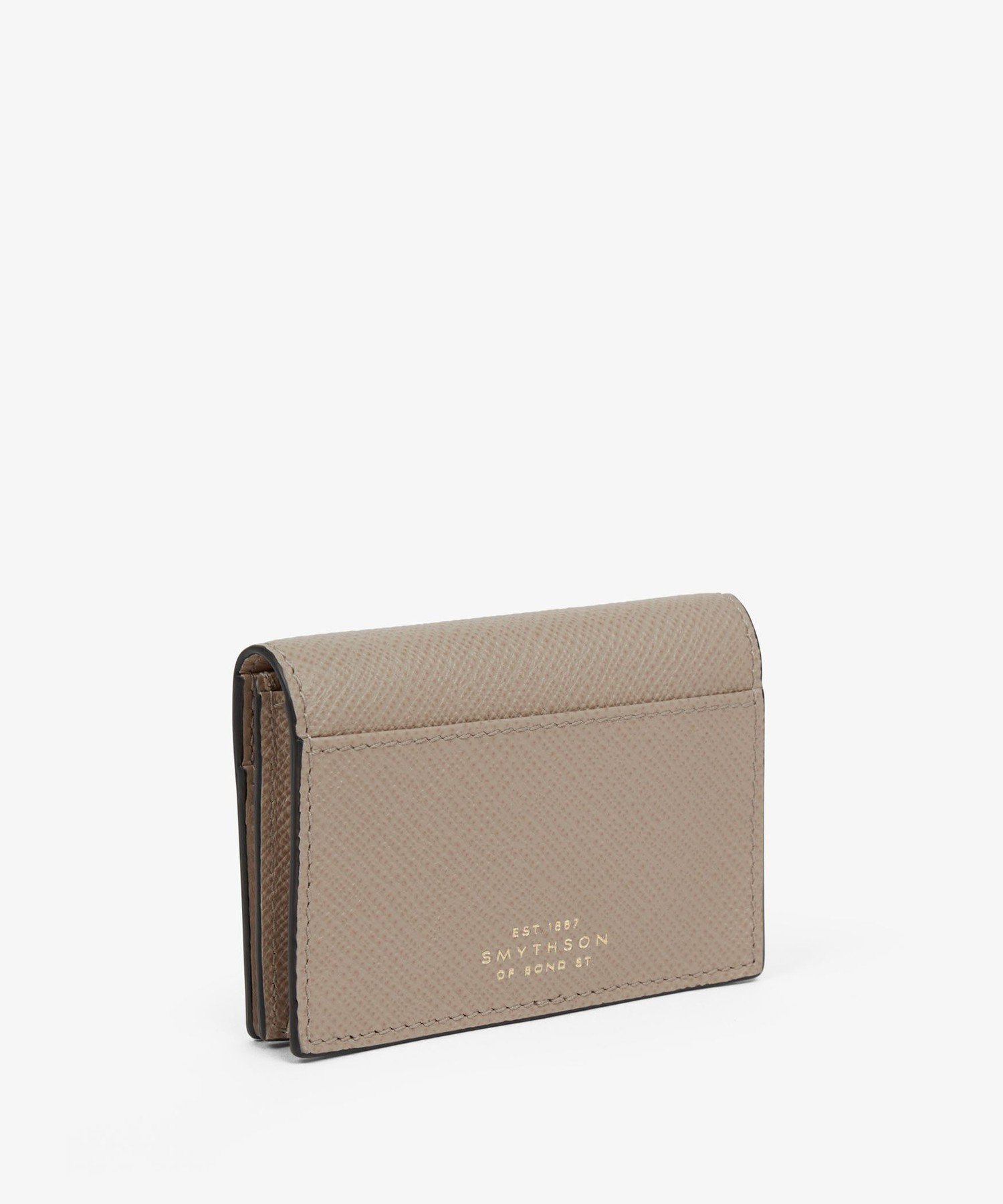 SMYTHSON Panama Folded Card Case With Snap Closure スマイソン 財布・ポーチ・ケース 名刺入れ・カードケース ベージュ【送料無料】