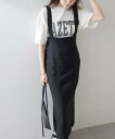 【SALE/20%OFF】Whim Gazette サスペンダースカート ウィム ガゼット スカート ロング・マキシスカート ブラック ベージュ【送料無料】