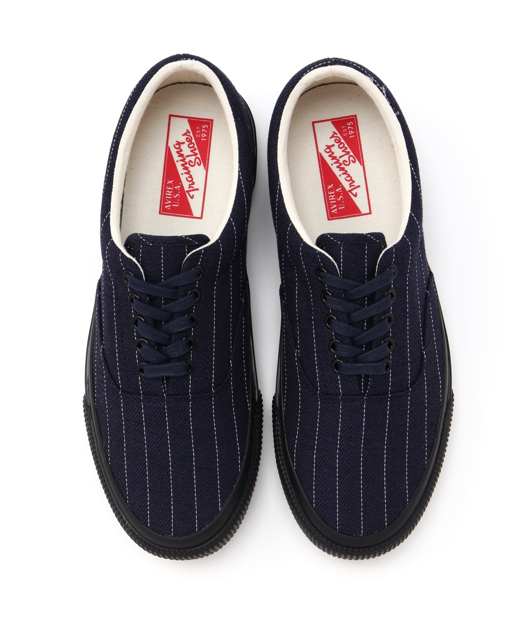 AVIREX 《直営店限定》NAVY TRAINING SHOES "STRIPE" アヴィレックス シューズ・靴 その他のシューズ・靴 ネイビー ホワイト【送料無料】
