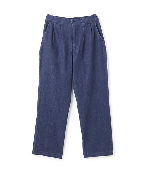 【SALE／60%OFF】and D.petitmain 【親子リンク】【DAD】ワイドデニムテーパードパンツ ナルミヤオンライン パンツ ジーンズ・デニムパンツ ネイビー ブルー