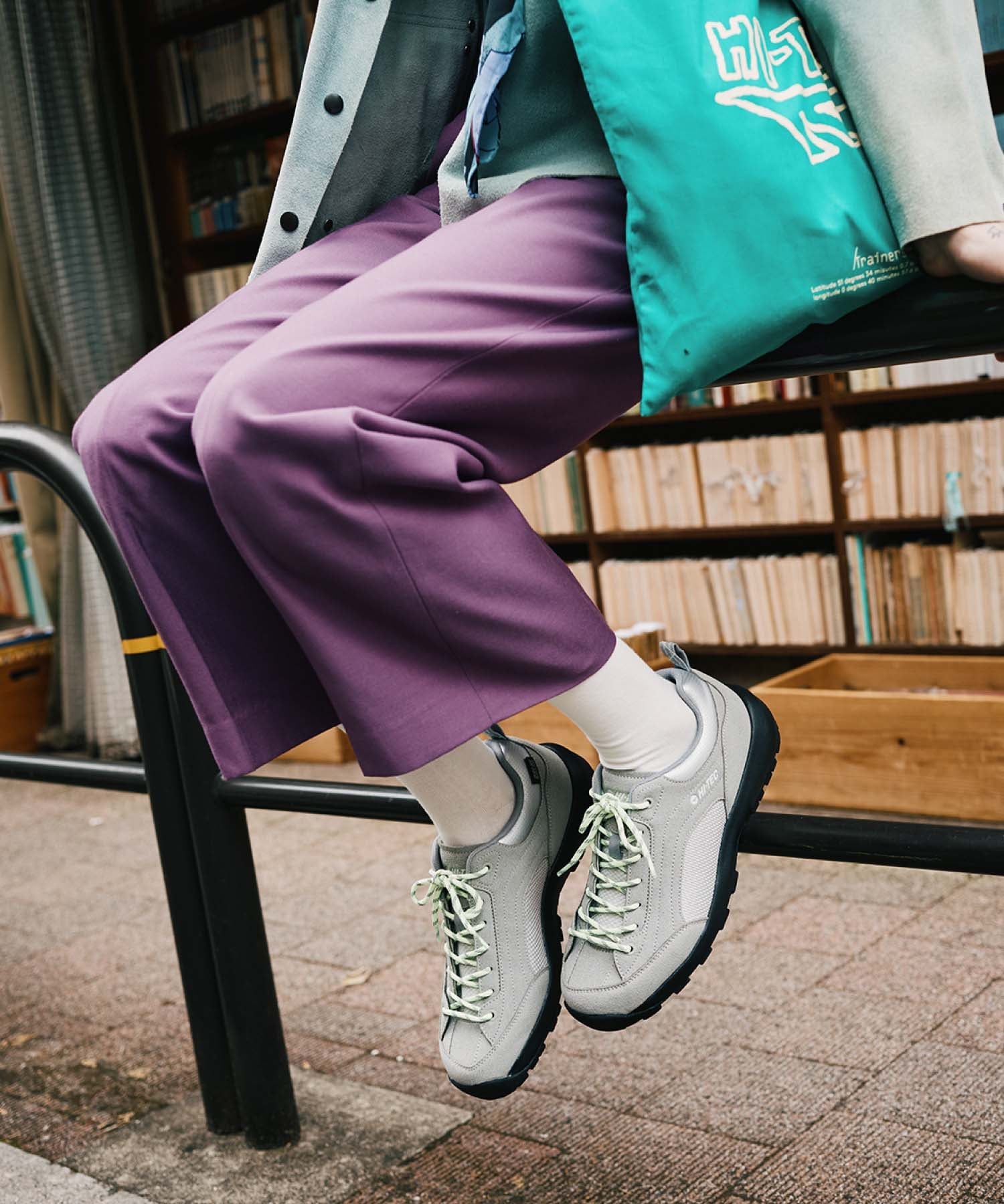 HI-TEC 【HI-TEC】HT HK045 AORAKI II WP スニーカー ムーンスター シューズ・靴 スニーカー グレー【送料無料】