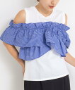 NOLLEY'S sophi マルチWAYストライプフリルトップス ノーリーズ トップス カットソー・Tシャツ ブラック オレンジ【送料無料】