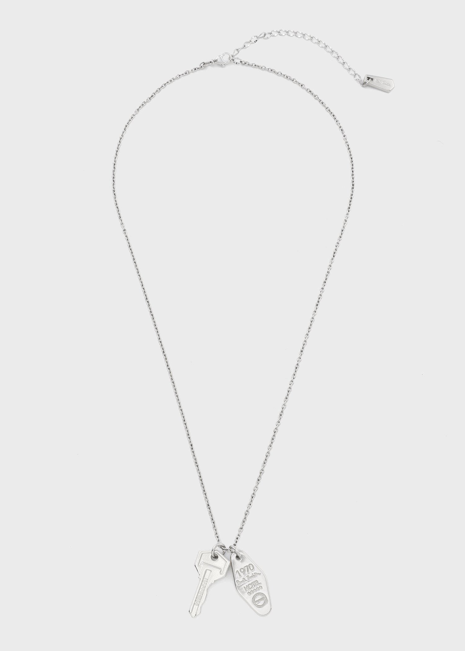 Paul Smith モーテル キーチャーム ネックレス ポール・スミス アクセサリー・腕時計 その他のアクセサリー・腕時計 シルバー【送料無料】