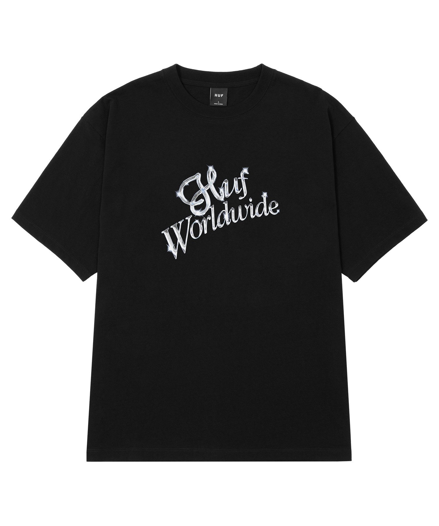 CHROME DREAMS TEE / HUF ハフ Tシャツ ハフ トップス カットソー・Tシャツ ブラック