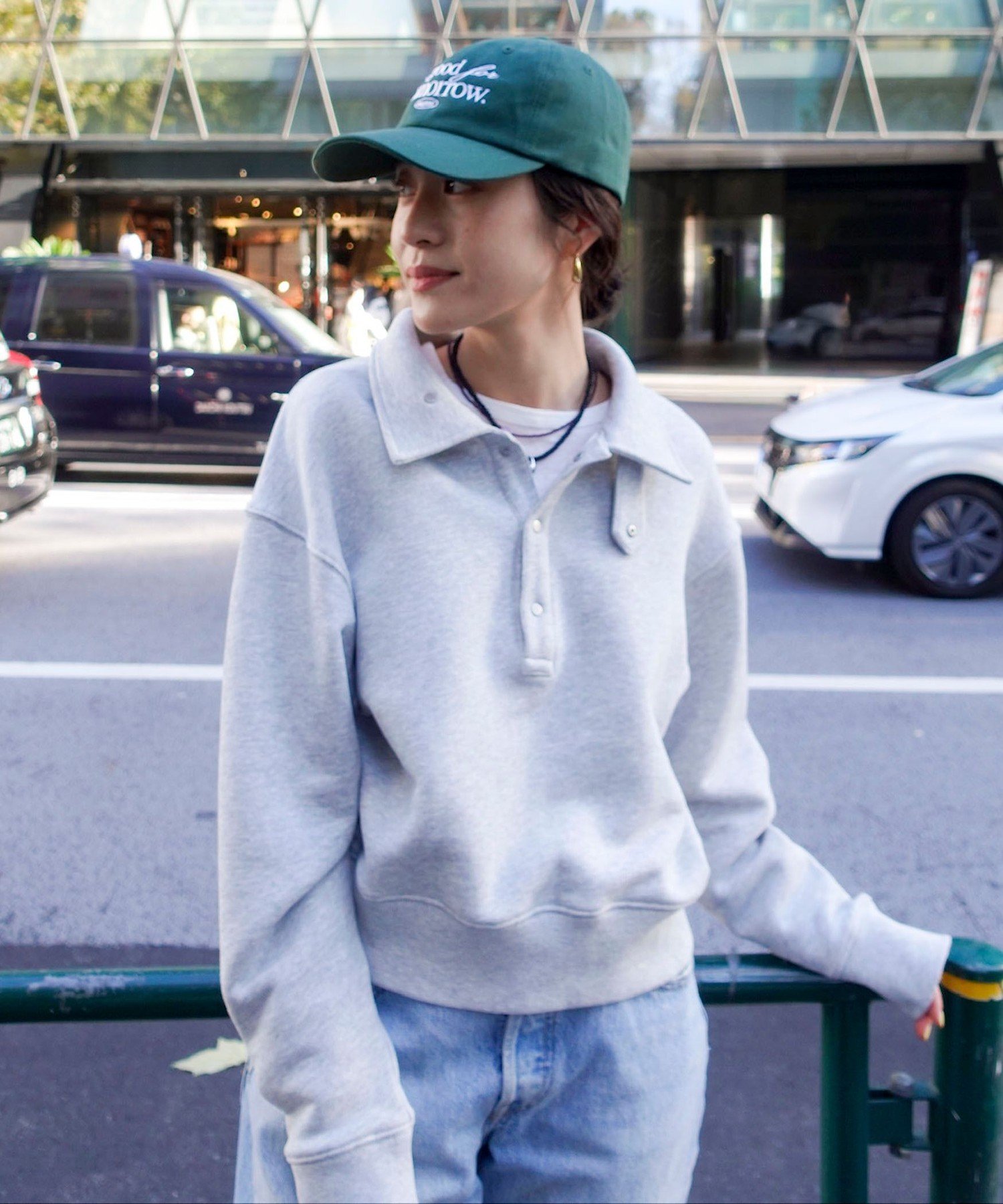 MAQWEL 【MAQWEL/マクウェル】ウォッシャブルスタンドネックスウェット ノーリーズ トップス カットソー・Tシャツ