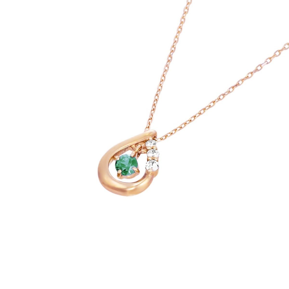 CANAL 4℃ (W)【5月誕生石】K18ピンクゴールドネックレス カナルヨンドシー アクセサリー・腕時計 ネックレス ゴールド【送料無料】