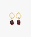Afternoon Tea LIVING モチーフピアス アフタヌーンティー・リビング アクセサリー・腕時計 ピアス パープル
