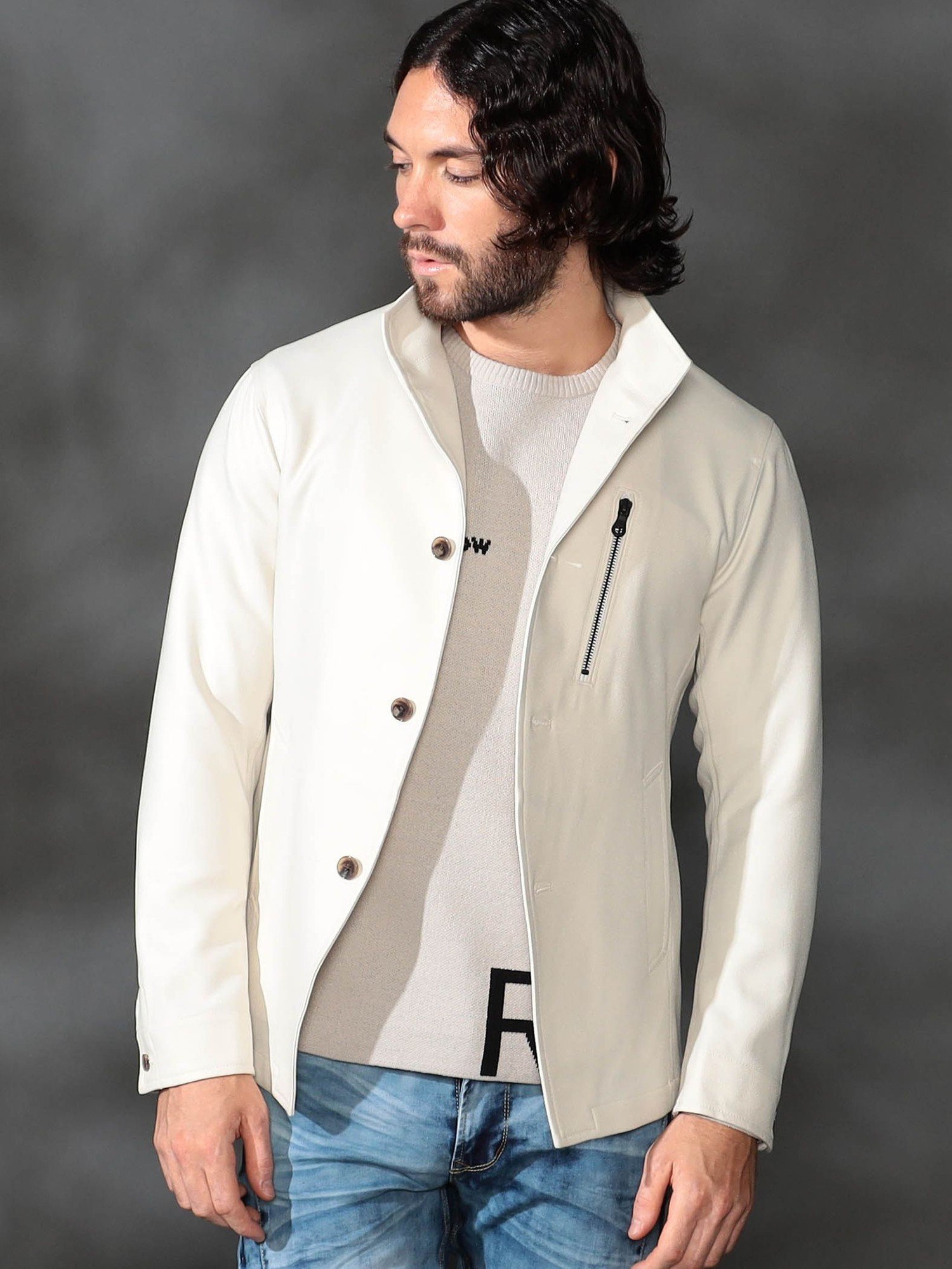 【SALE／55%OFF】HIDEAWAYS NICOLE ウールライクカレンダーカバーオール ニコル ジャケット・アウター その他のジャケット・アウター ベージュ ホワイト ブラック【送料無料】