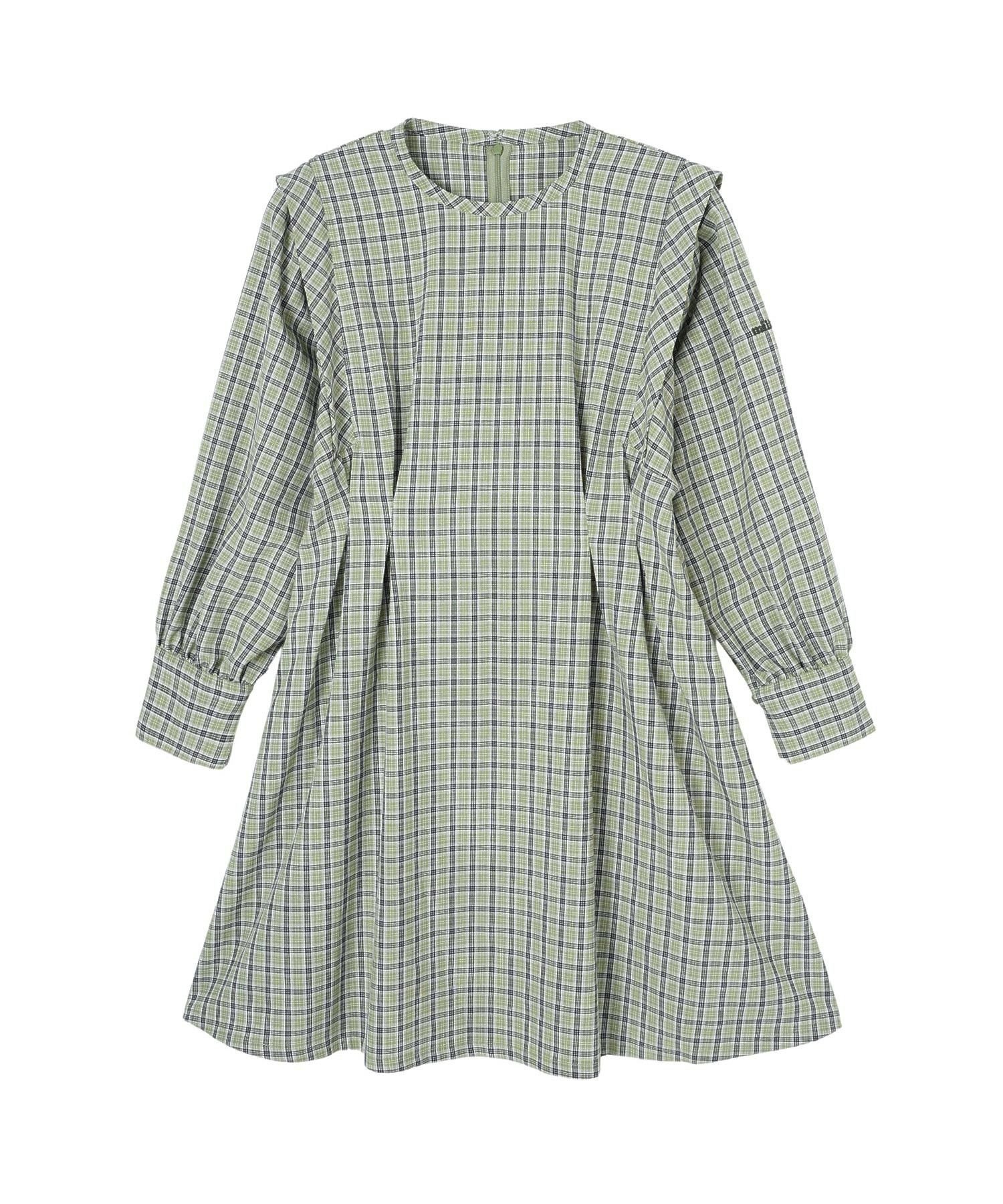 MILKFED. PLAID MINI DRESS ミルクフェド ワンピース・ドレス その他のワンピース・ドレス パープル ブルー グリーン
