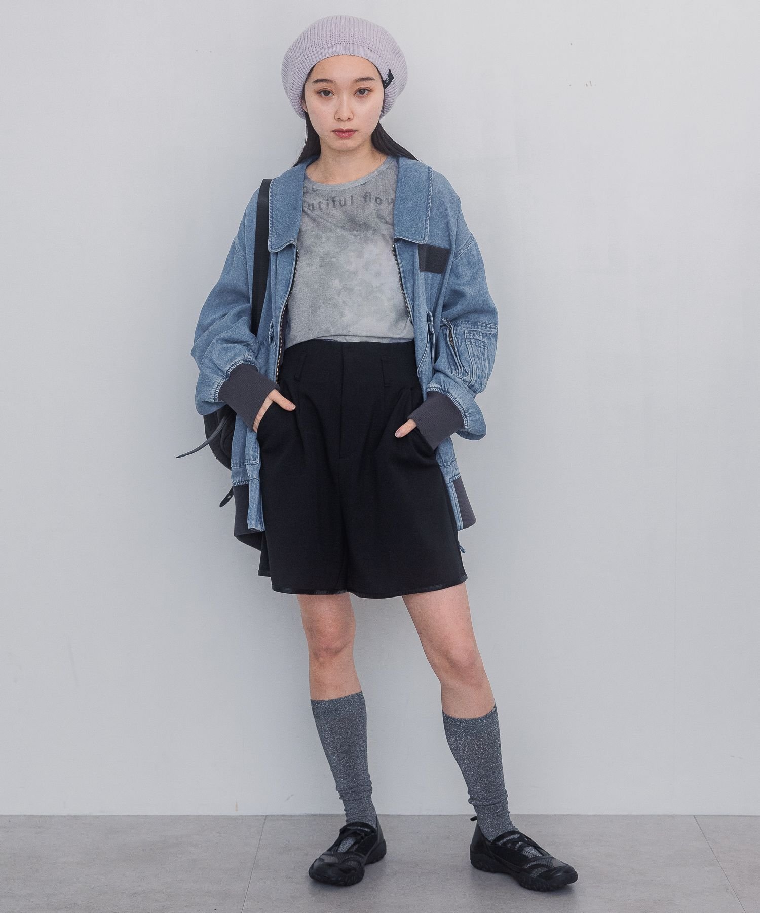 ��SALE��60%OFF��JEANASIS �ϥ��������ȥѥ��ԥ󥰥��硼�ȥѥ�� �����ʥ��� �ѥ�� ����¾�Υѥ�� �֥�å� �֥饦��