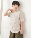 URBAN RESEARCH DOORS 『親子リンク』シルケットリネンバンドカラーシャツ(KIDS) アーバンリサーチドアーズ トップス その他のトップス ブ...