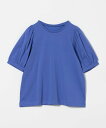 a day in the life プレーティングテンジク パフスリーブTシャツ <A DAY IN THE LIFE> ユナイテッドアローズ アウトレット トップス カットソー・Tシャツ ホワイト ブラック