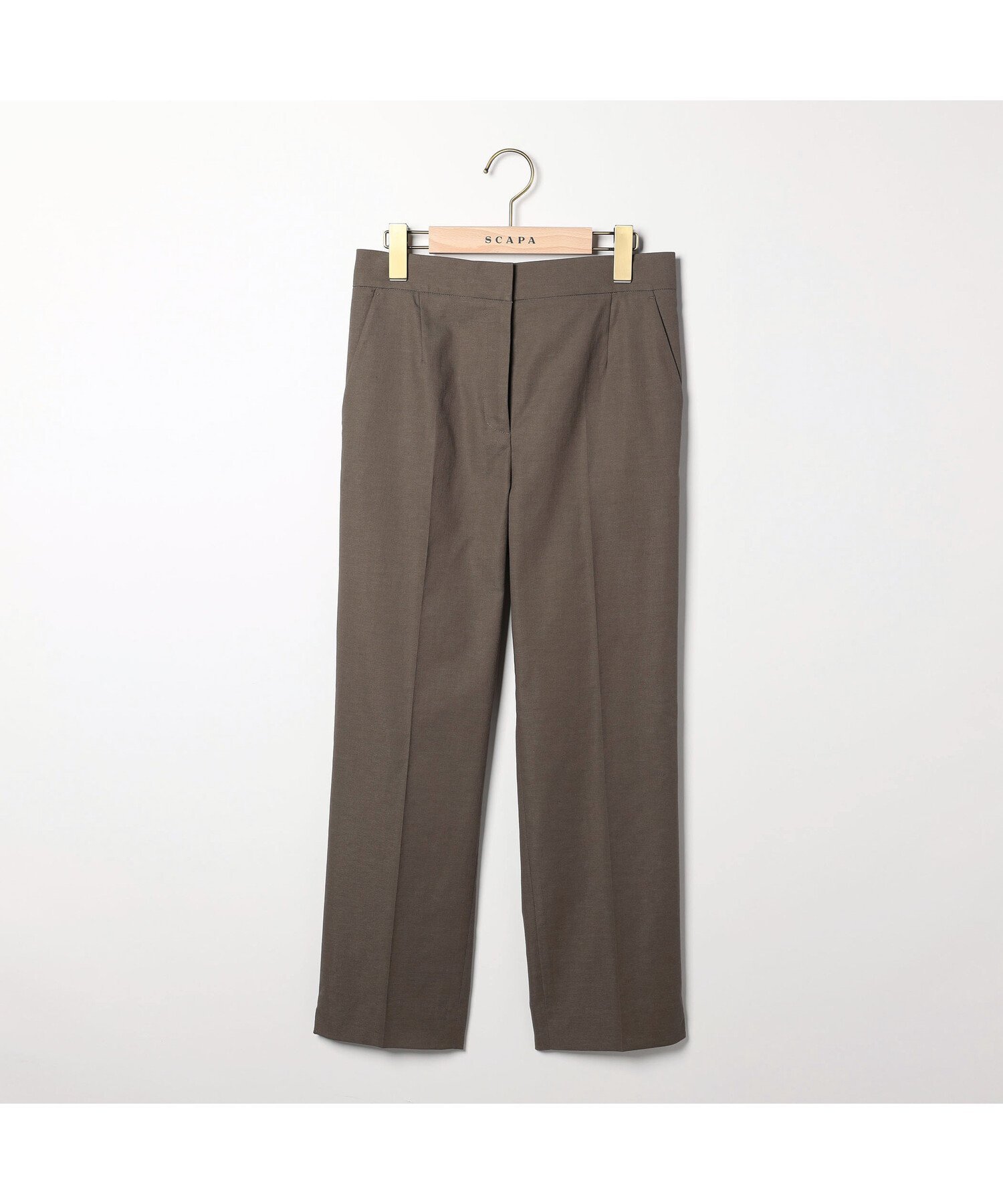 SCAPA ナチュラルオックスパンツ スキャパ パンツ その他のパンツ ネイビー